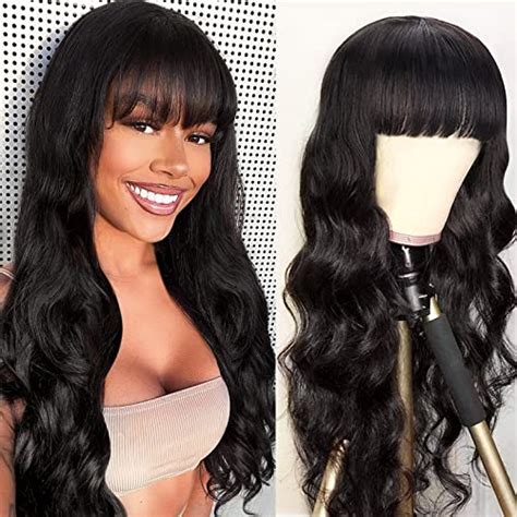 Dive into the World of Capless Human Wigs with 20-Inch Bangs