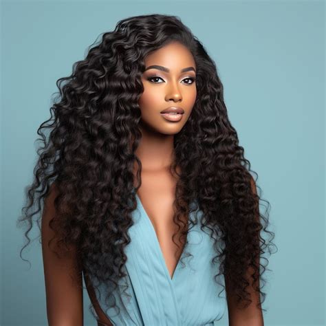 Dive into the World of Captivating Curly Black Wigs Long