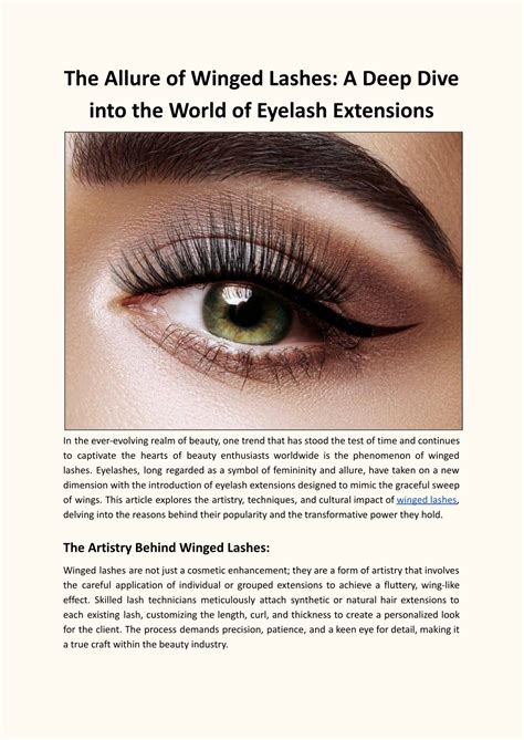 Dive into the World of Eyelash Extensions in Singapore