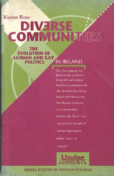 Diverse Communities The Evolution of Gay and Lesbian Politics in Ireland Reader