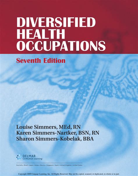 Diversified Health Occupations Seventh Edition Workbook Answers PDF