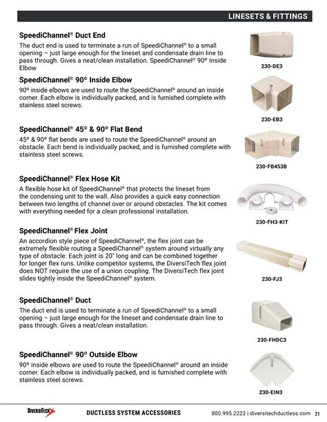 Diversitech Speedichannel Catalog