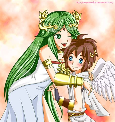 Divine Duo: Pit and Palutena's Transcendent Union