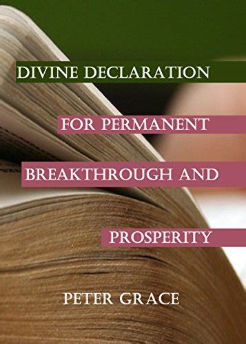 Divine declaration for permanent breakthrough and prosperity Reader