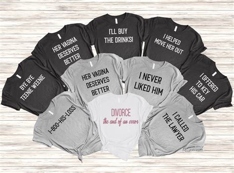 Divorce Party Shirts: The Ultimate Symbol of Empowerment