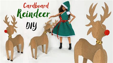 Diy Cardboard Reindeer Template