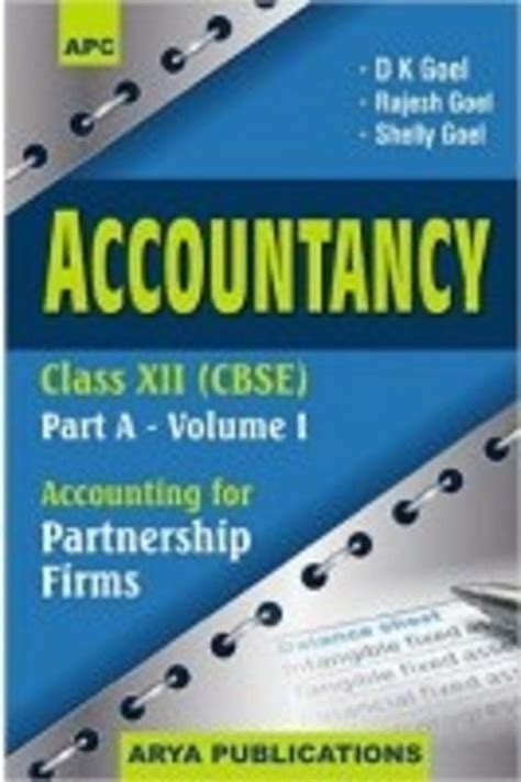 Dk Goel Accounts Book Class 12 Solutions Pdf PDF