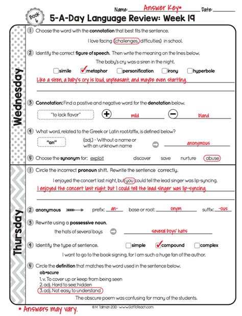 Dlr Week 9 Grade 5 Answer Key Doc