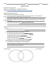 Dnaftb Heredity Webquest Answer Key PDF