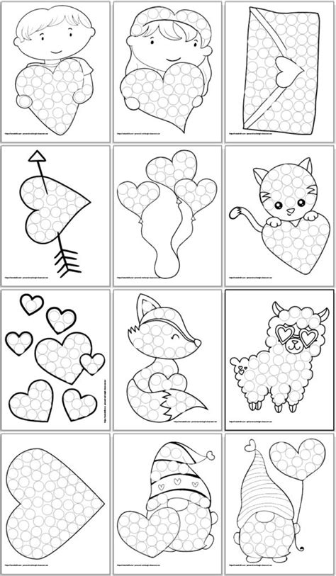 Do A Dot Valentine Printables
