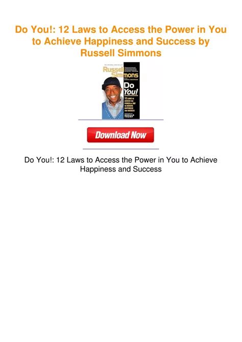 Do You 12 Laws to Access the Power in You to Achieve Happiness and Success Kindle Editon