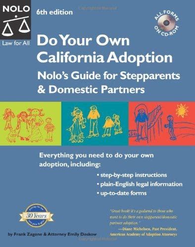Do Your Own California Adoption: Nolos Guide for Stepparents and Domestic Partners Ebook Epub
