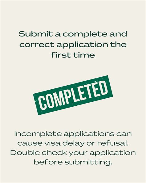 Do not submit incomplete applications.