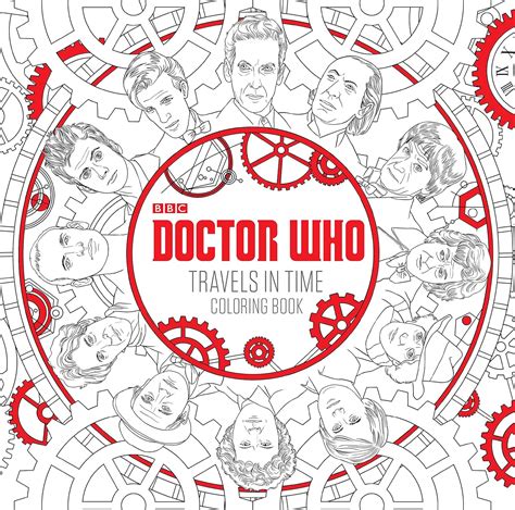 Doctor Travels Time Coloring Book Doc