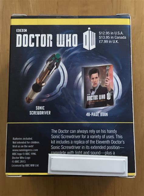 Doctor Who Eleventh Doctor s Sonic Screwdriver Kit Miniature Editions PDF