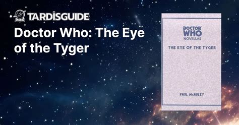 Doctor Who Eye of the Tyger Kindle Editon