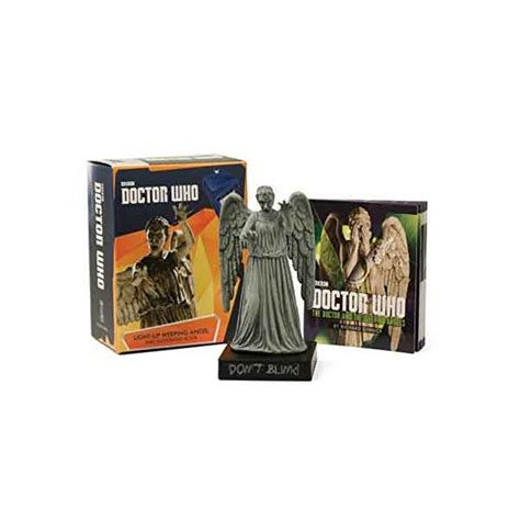 Doctor Who Light-Up Weeping Angel and Illustrated Book Miniature Editions Doc