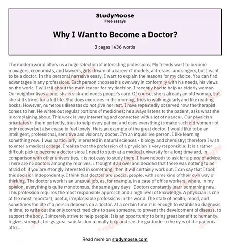 Doctor in Medicine And Other Papers On Professional Subjects Reader