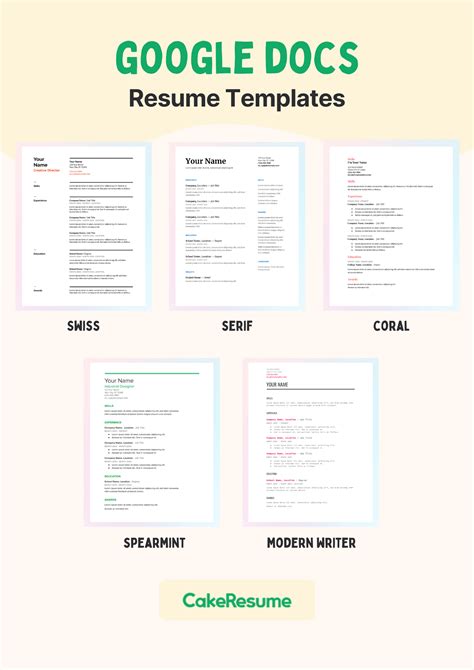 Does Google Docs Have A Resume Template