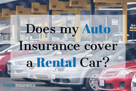 Does Personal Car Insurance Cover Rental