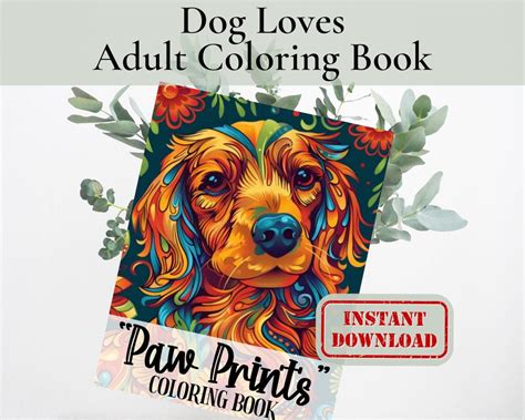 Dog Lovers Adult Coloring Book Epub