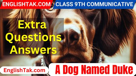 Dog Named Duke Questions And Answers Ncert Kindle Editon