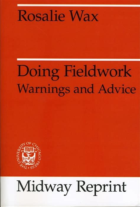 Doing Fieldwork Warnings and Advice PDF