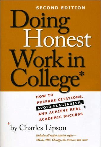 Doing Honest Work in College: How to Prepare Citations Epub