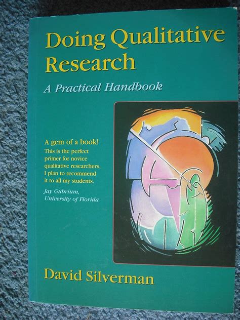 Doing Qualitative Research A Practical Handbook 4th Edition Reader