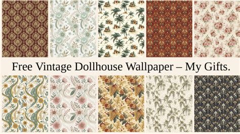 Dollhouse Printable Wallpaper Free
