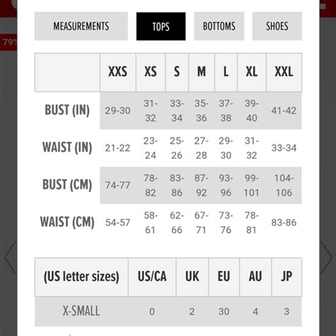 Dollskill Sizing Chart
