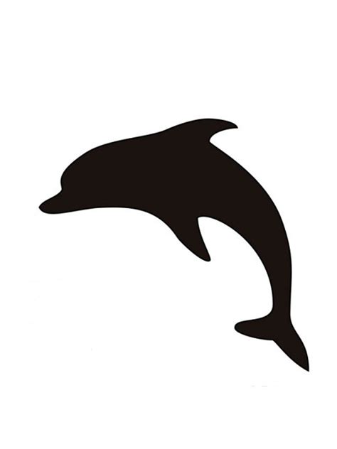 Dolphin Stencil Printable