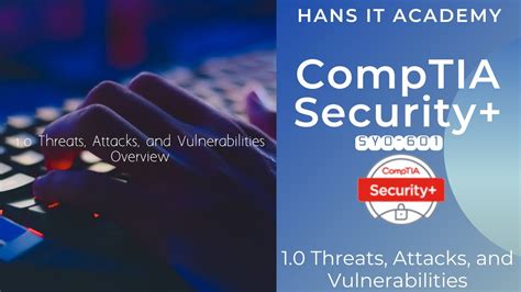 Domain 1: Threats, Attacks, and Vulnerabilities (22%)