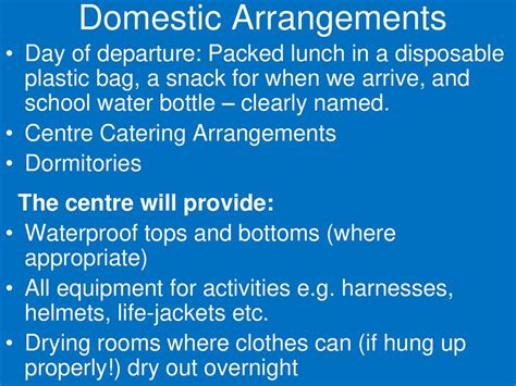 Domestic Arrangements