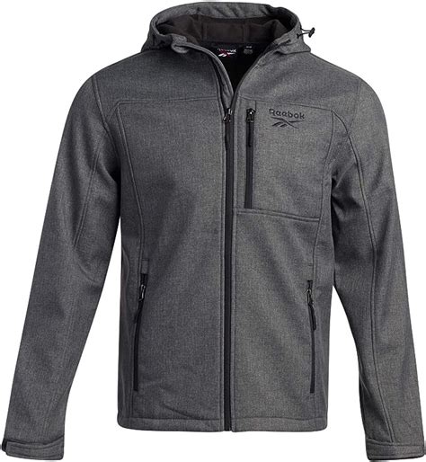 Dominate the Outdoors with the Reebok Men's Softshell Jacket: Water Resistance and Unparalleled Style