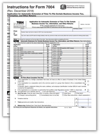 Don't Get Stuck: Your Easy Guide to Navigating the IRS's Form 7004 Instructions