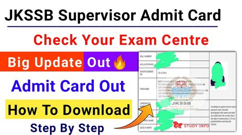 Don't Sweat It! Download Your Supervisor Admit Card Here