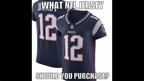 Don't buy a jersey that is too big or too small.