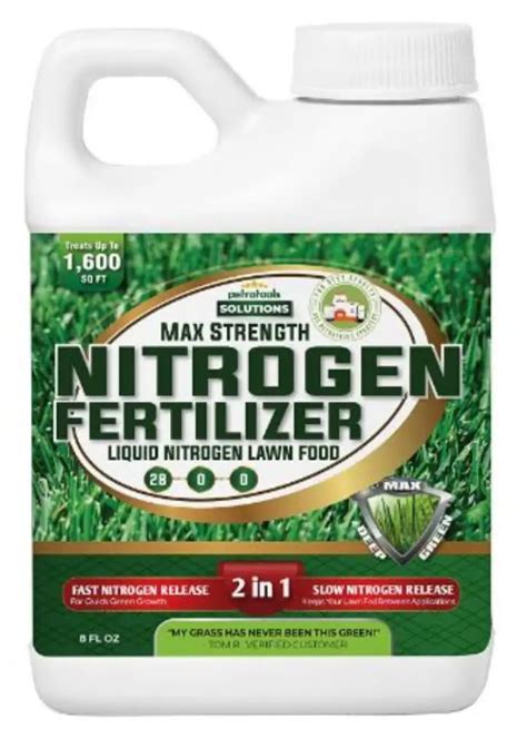 Don't choose a fertilizer that is high in nitrogen.