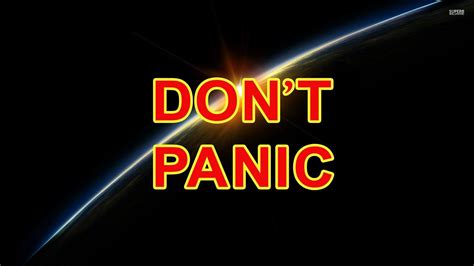 Don't panic