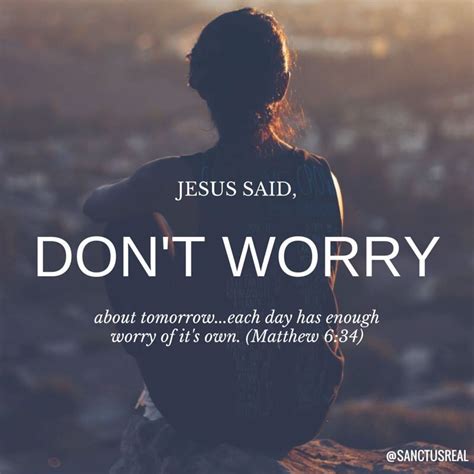Don t Worry about Tomorrow Just Like Jesus Said PDF