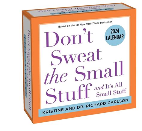 Dont Sweat Small Stuff Calendar PDF