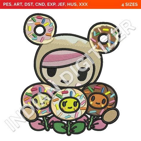 Donutella doughnuts with Tokidoki designs