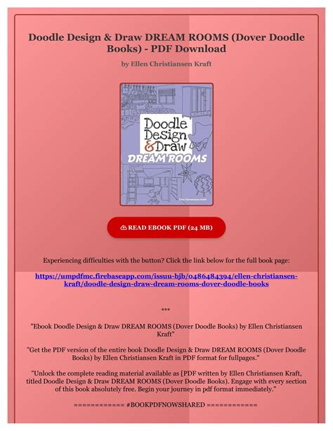 Doodle Design and Draw DREAM ROOMS Dover Doodle Books Kindle Editon