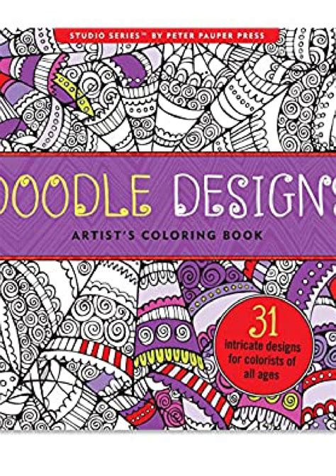 Doodle Designs Adult Coloring Book 31 stress-relieving designs Studio Doc