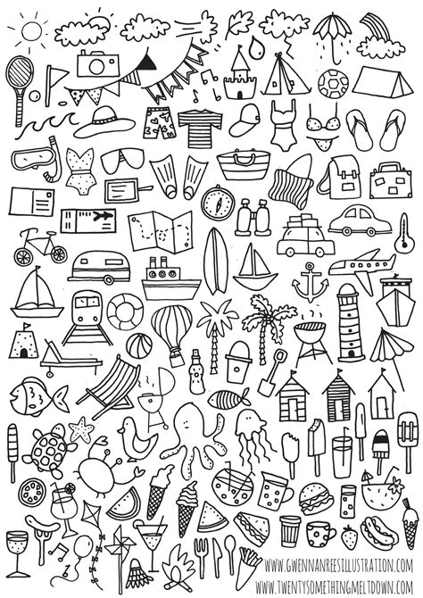 Doodles A Coloring Journal Kindle Editon