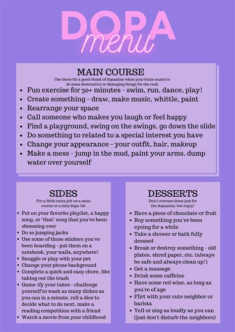 Dopamine Menu Template
