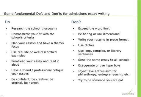 Dos and Don'ts of College Essays That Will Make or Break Your Application
