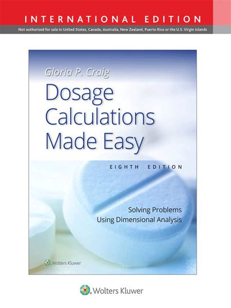 Dosage Calculations 8th Edition Reader