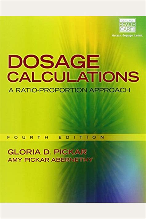 Dosage Calculations A Ratio-Proportion Approach includes Premium Web Site Printed Access Card PDF